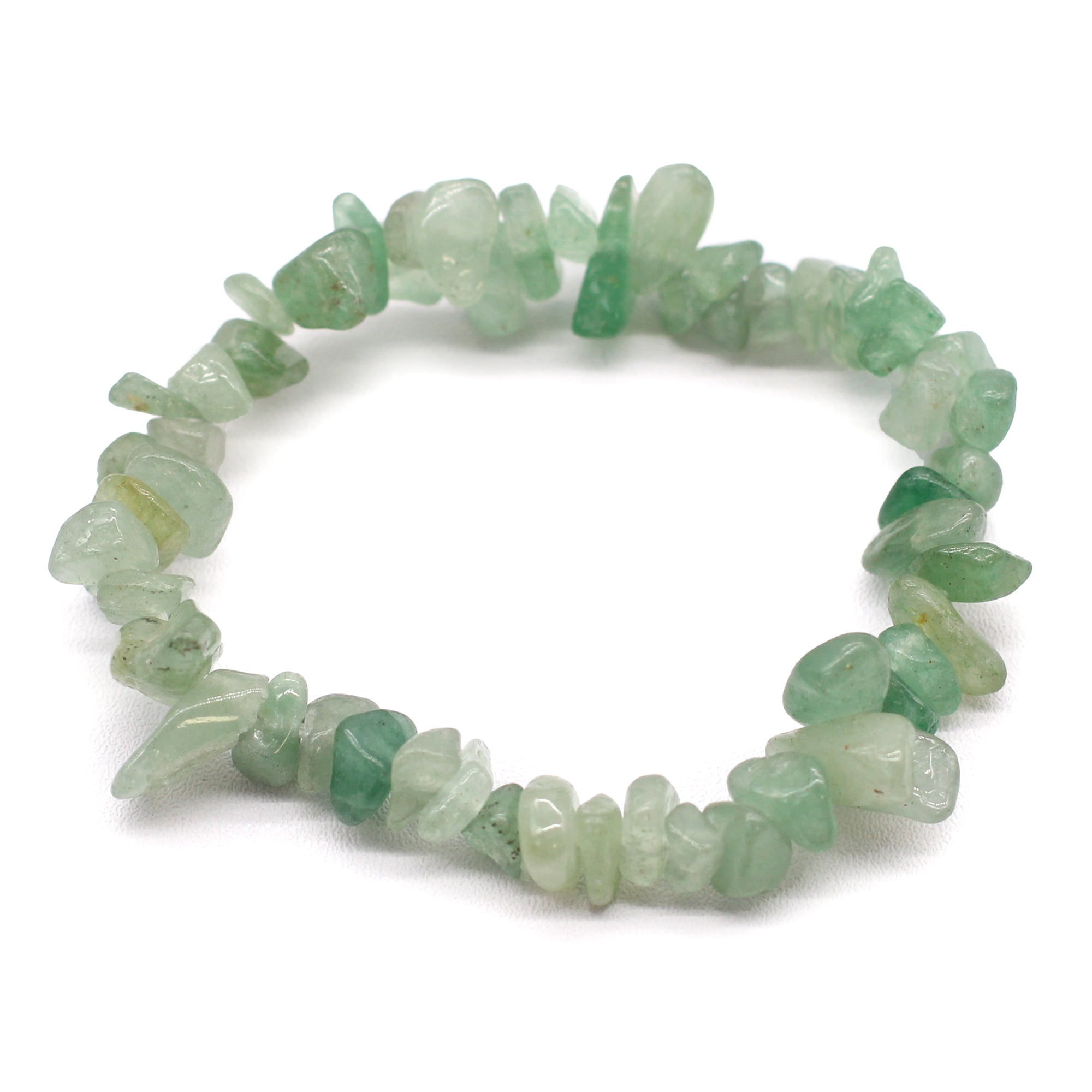 Green Aventurine Chip Bracelet