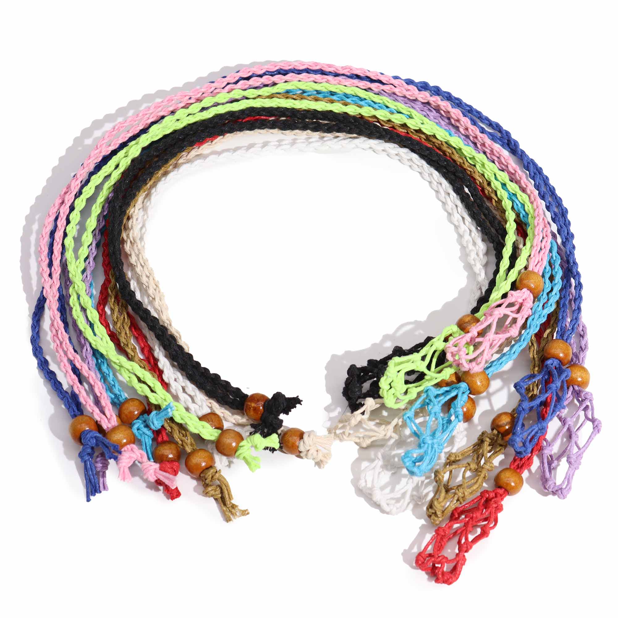 Macrame Tumble Necklace