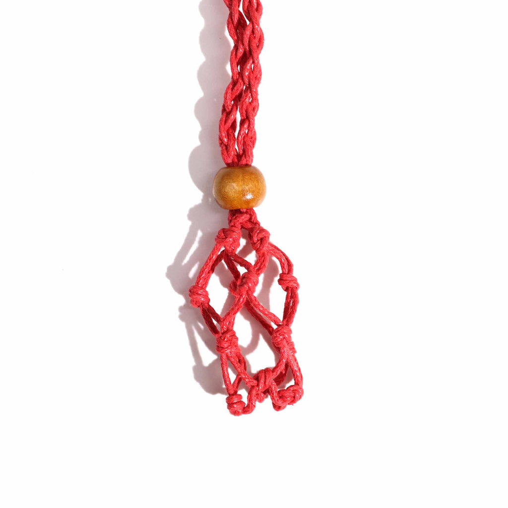 Macrame Tumble Necklace
