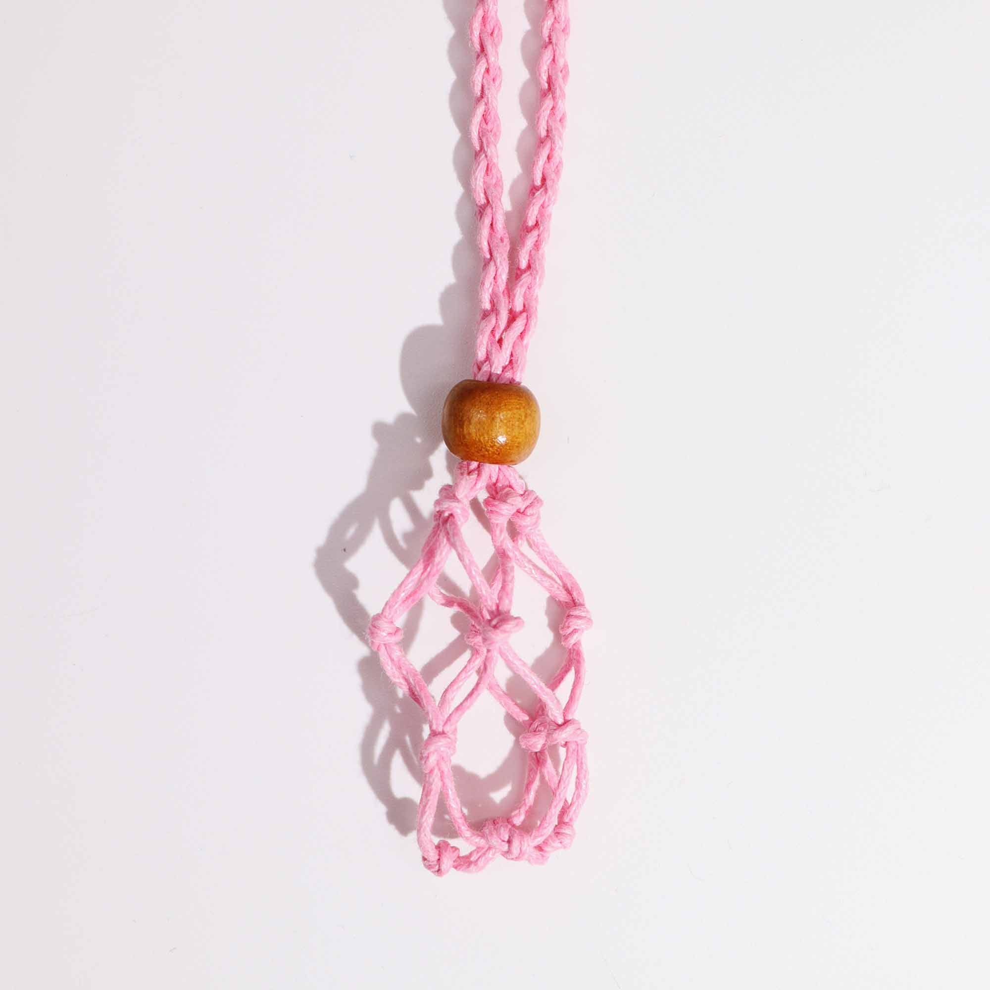 Macrame Tumble Necklace