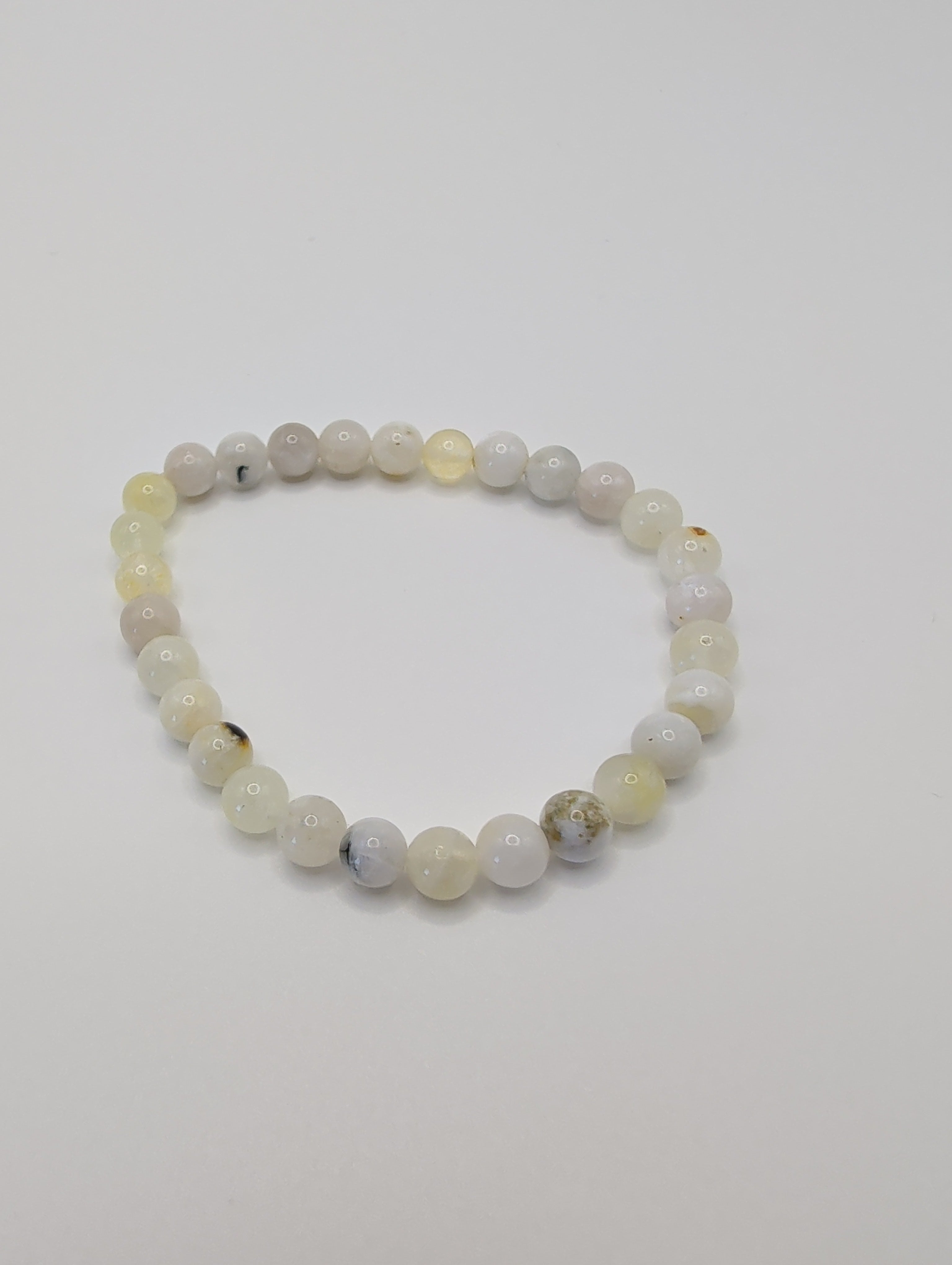 Moonstone 6mm Round Bracelet