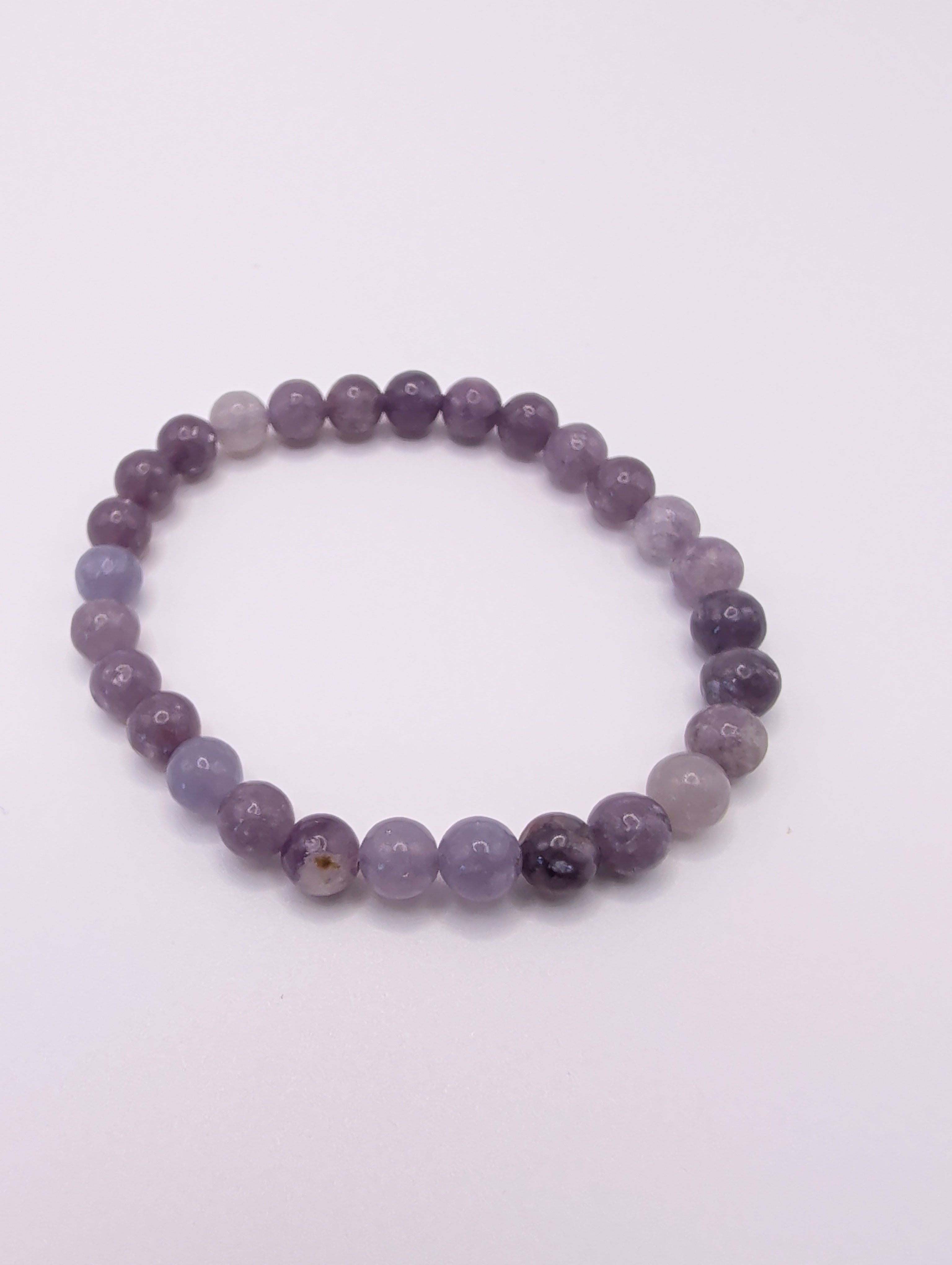 Lepidolite 6mm Round Bracelet
