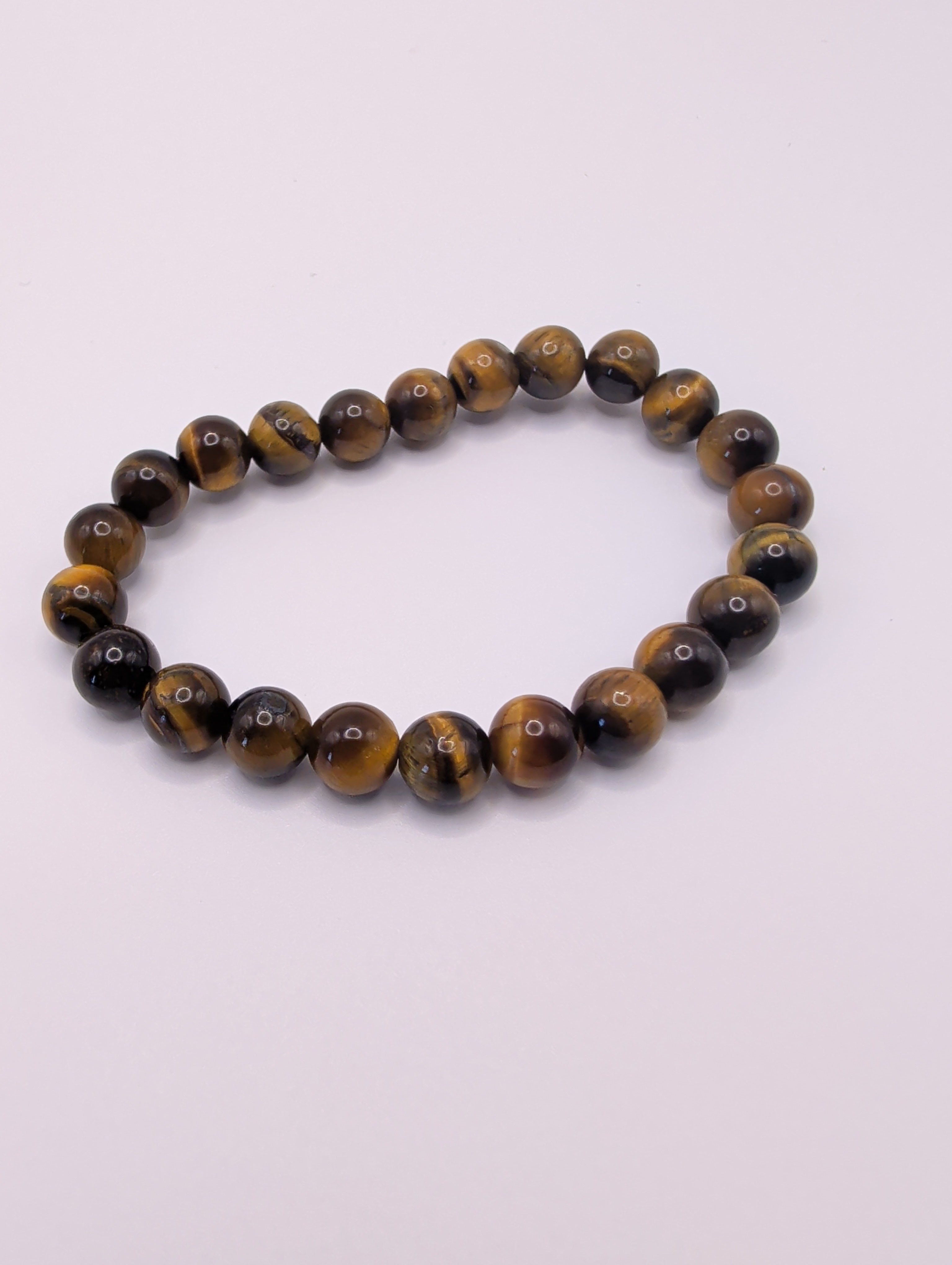 Tigers Eye 8mm Round Bracelet