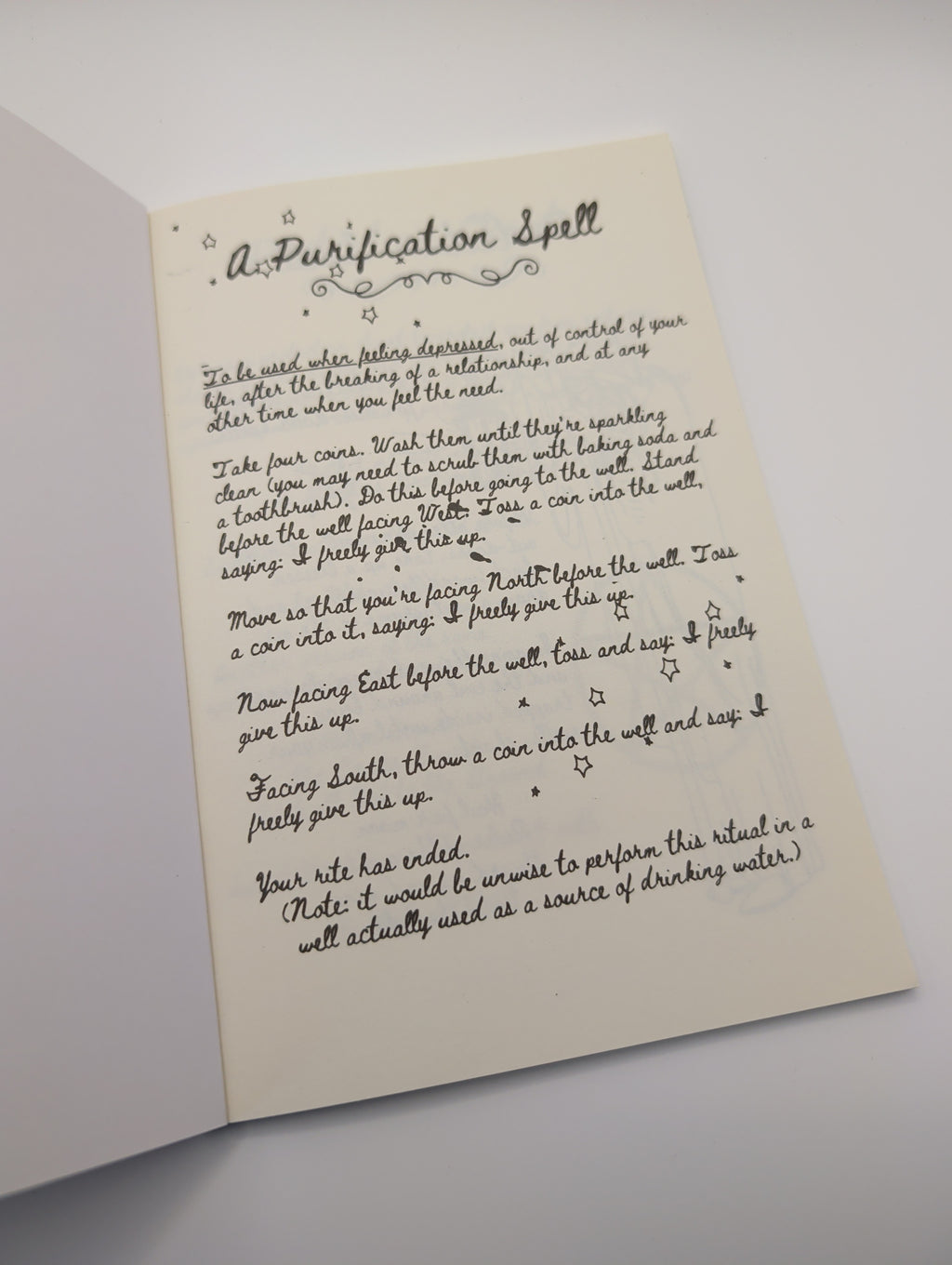 Old Witch Spells Book
