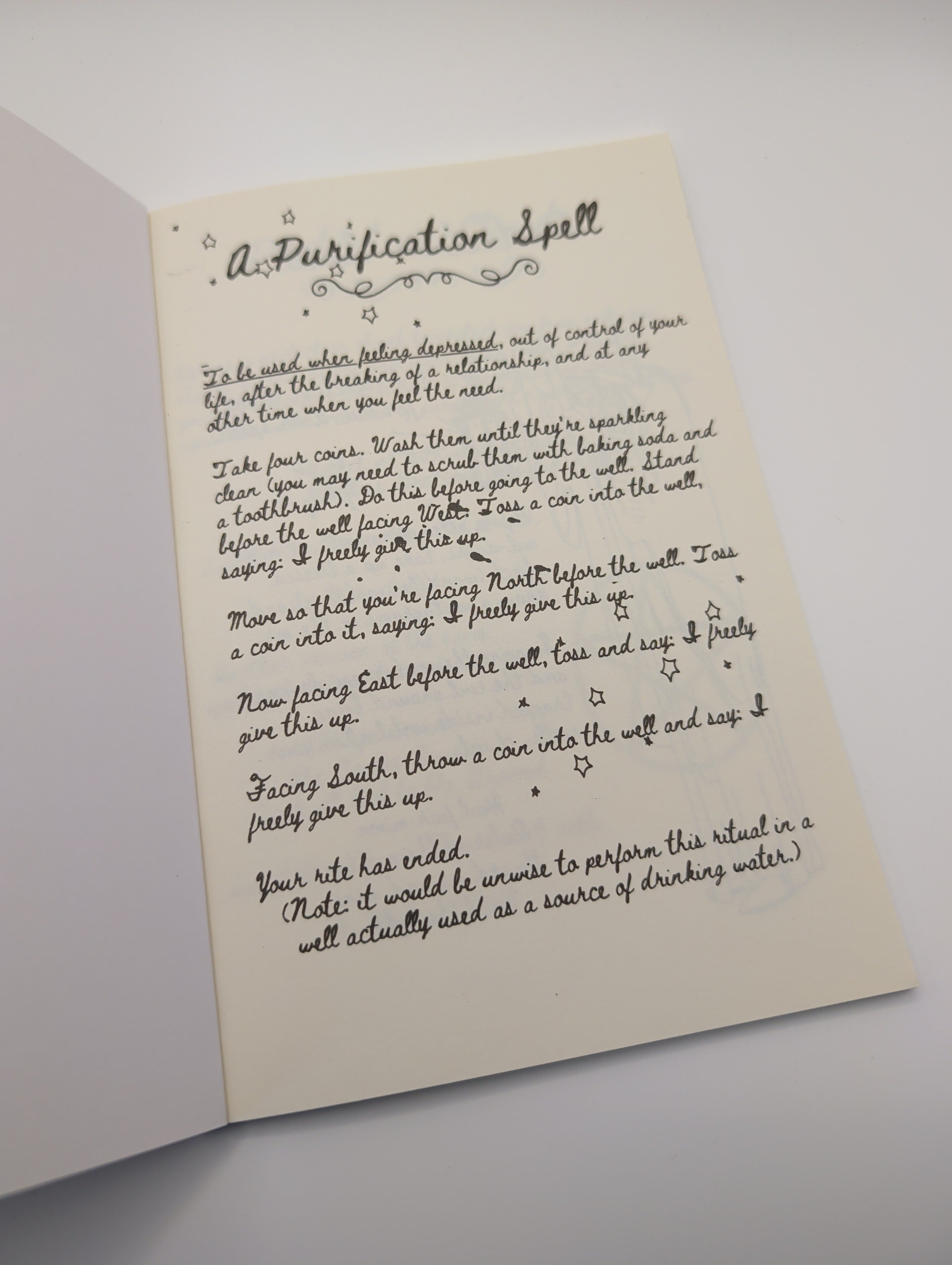 Old Witch Spells Book
