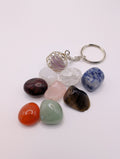Crystal Tumble Keychain Set