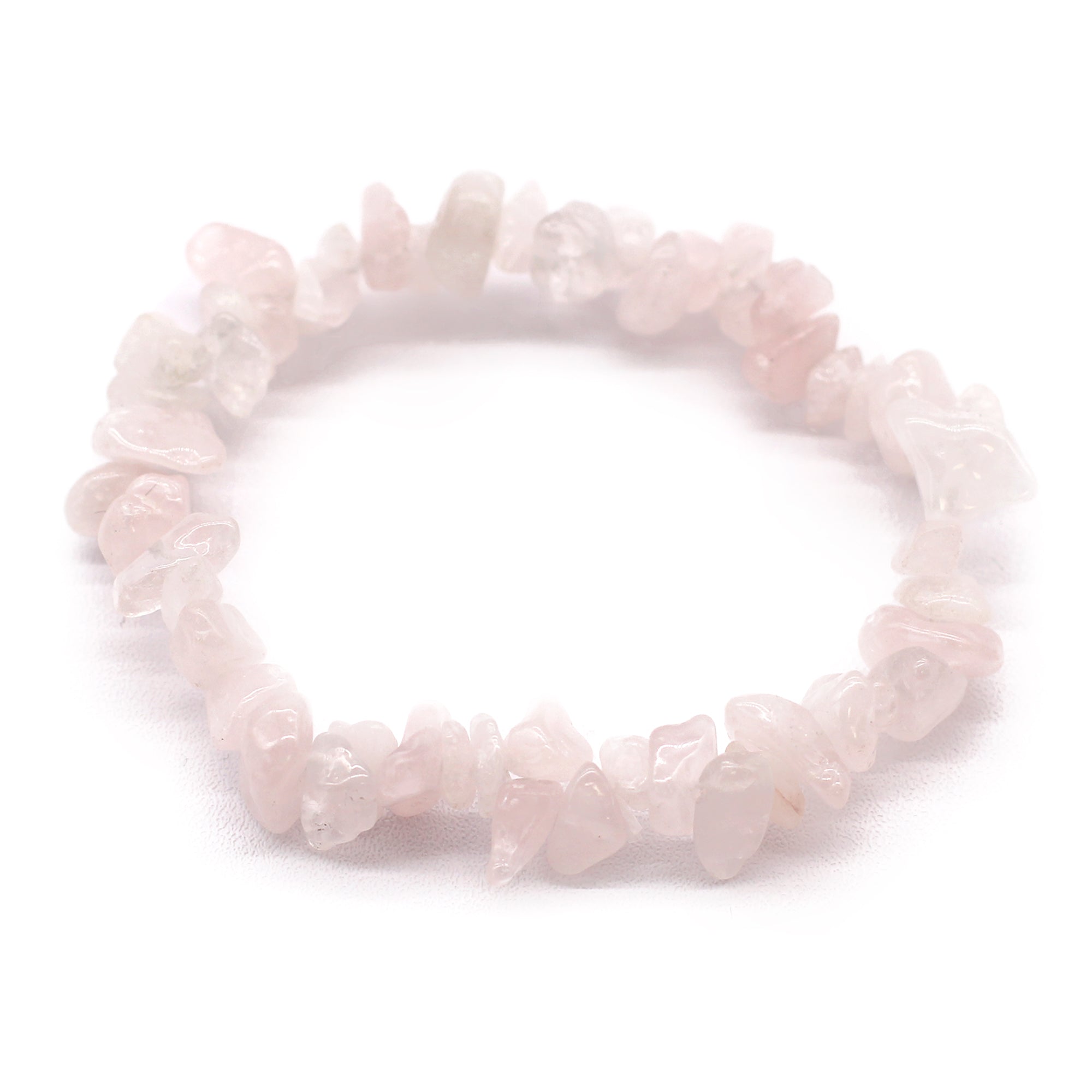 Rose Quartz Chip Bracelet