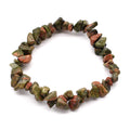 Unakite Chip Bracelet